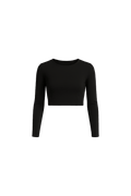 Long Sleeved Crop Top - EMMYDEVEAUX