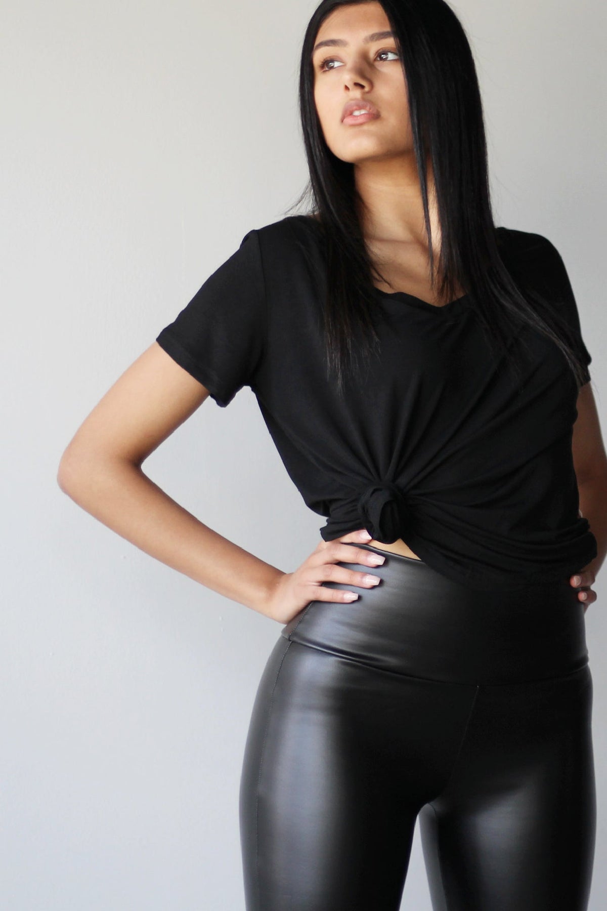 Pleather Leggings - EMMYDEVEAUX