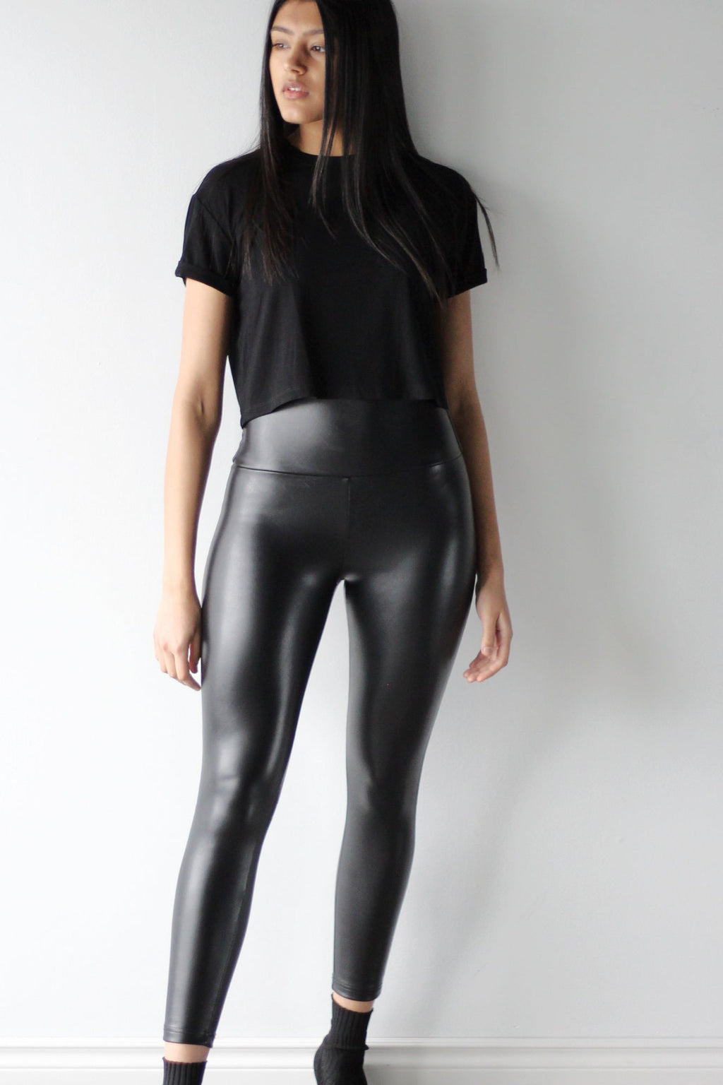 Pleather Leggings - EMMYDEVEAUX