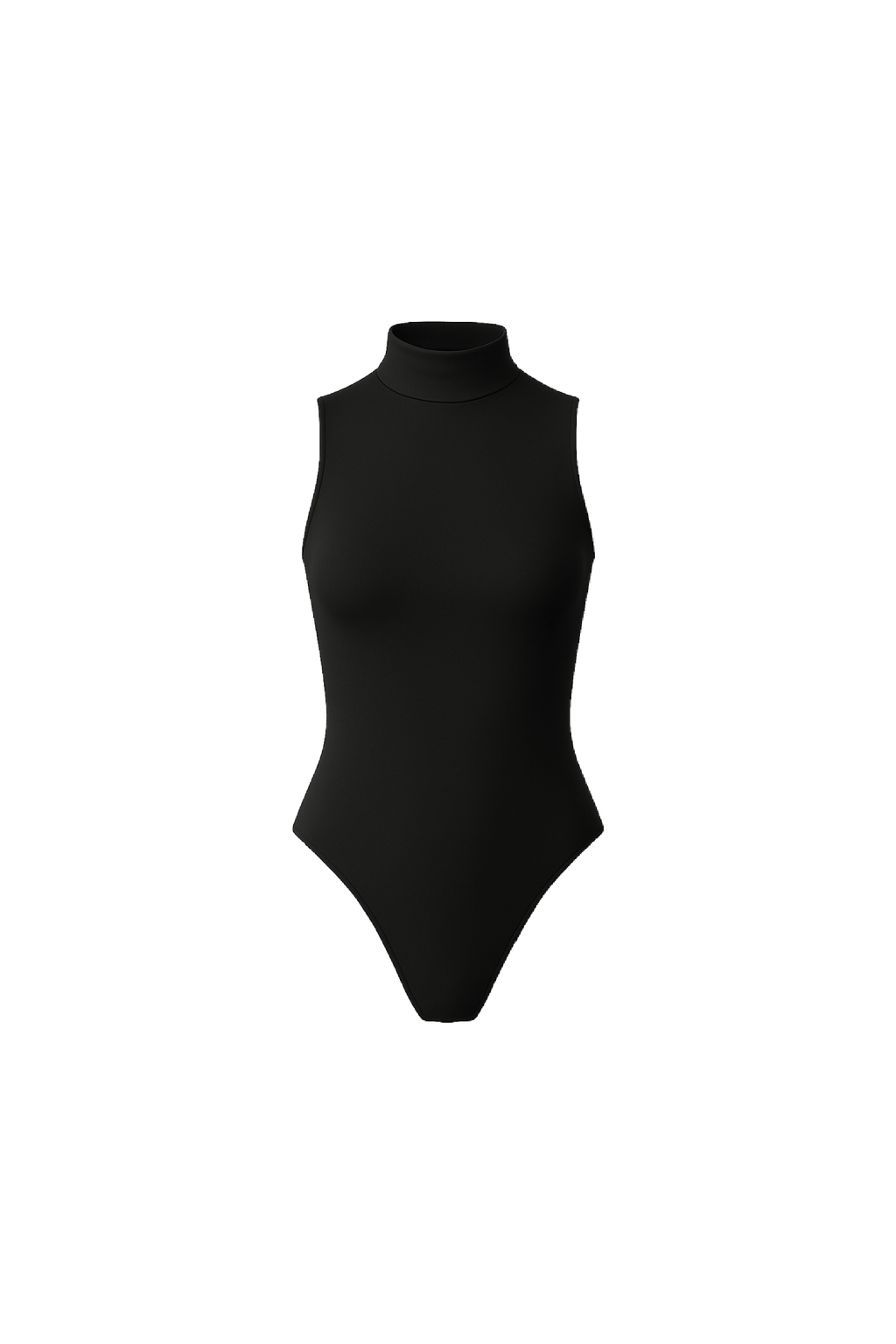 Sleeveless Turtleneck Bodysuit - EMMYDEVEAUX